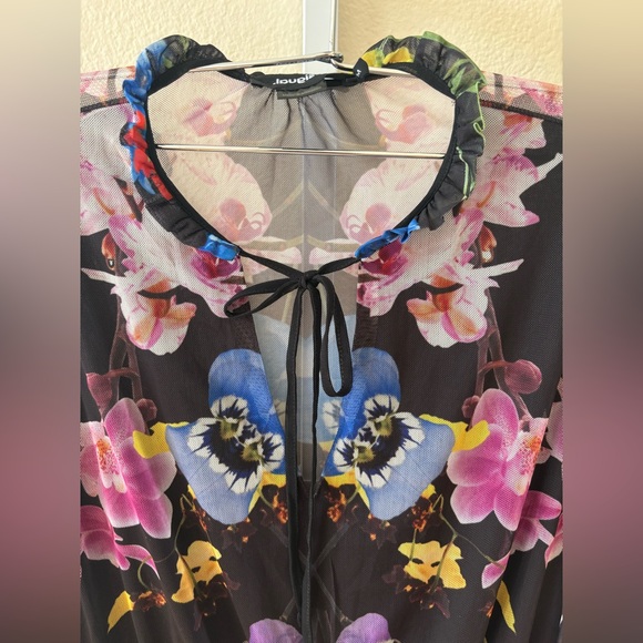 Desigual Orchid Dress by Christian Lacroix - Size M - Picture 12 of 12